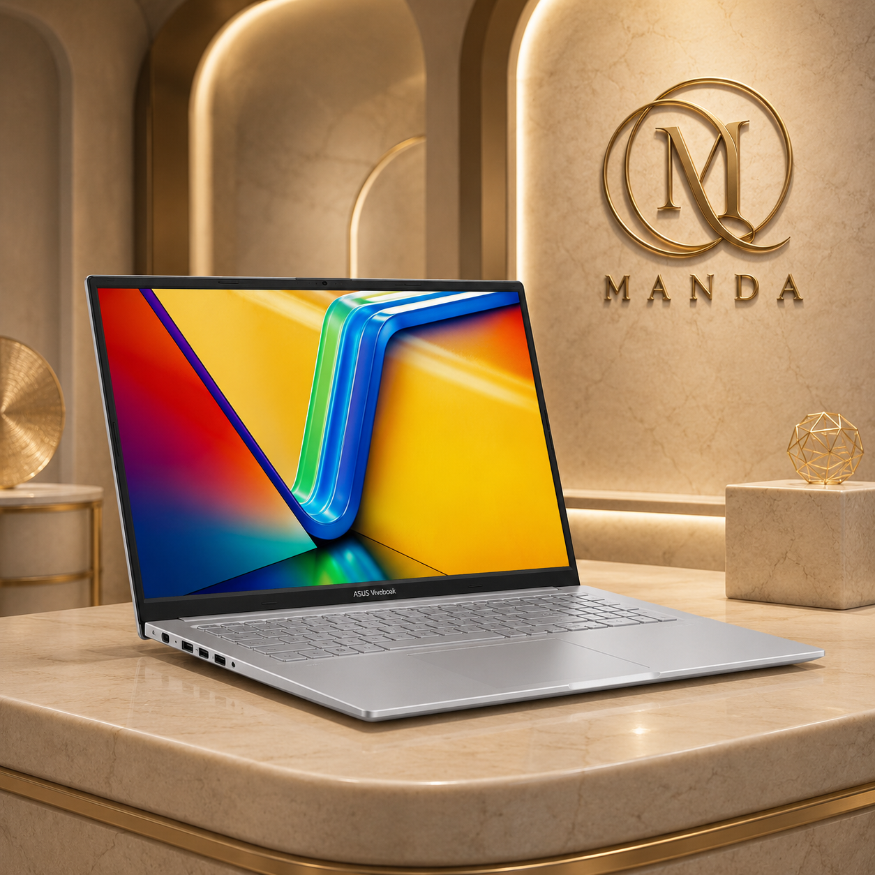 لابتوب أسوس VivoBook 16 X1605VA بمعالج Intel Core i7-13620H ورام 16 جيجابايت وSSD 512 جيجابايت - فضي - الصورة 3