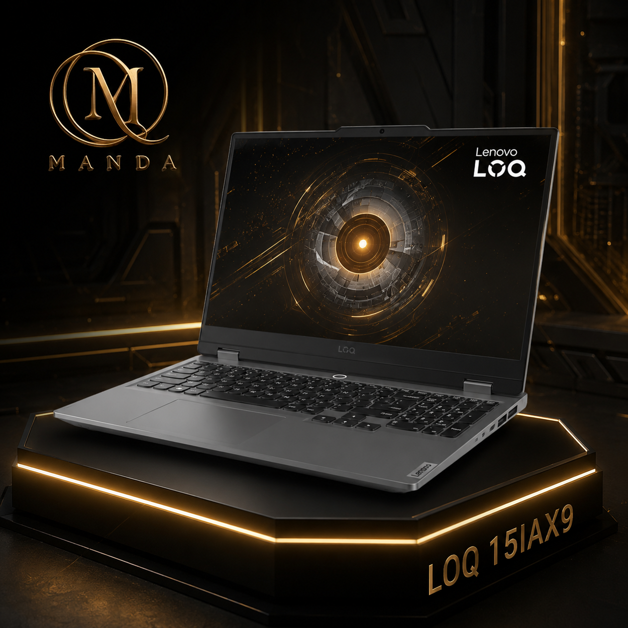 لابتوب ألعاب لينوفو LOQ 15IAX9 بمعالج Intel Core i5-12450HX ورام 12 جيجابايت وRTX 2050 - رمادي - الصورة 3