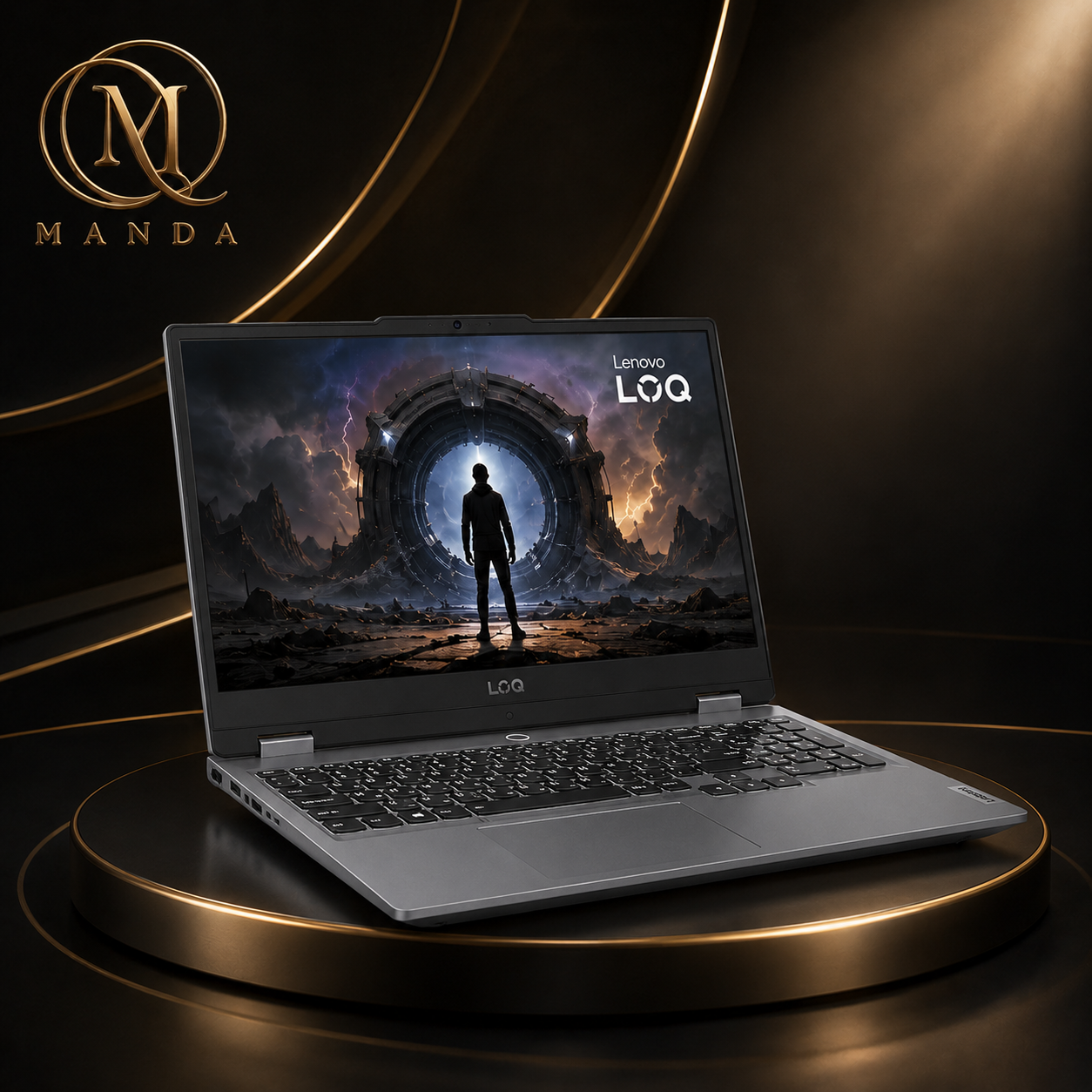 لابتوب ألعاب لينوفو LOQ 15IAX9 بمعالج Intel Core i5-12600HX ورام 16 جيجابايت وRTX 3050 - رمادي - الصورة 2