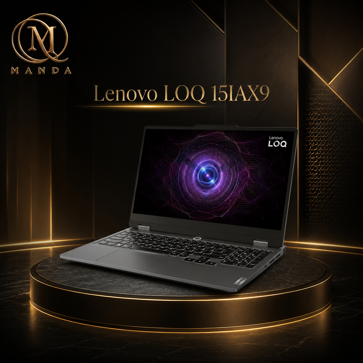 لابتوب ألعاب لينوفو LOQ 15IAX9 بمعالج Intel Core i5-12450HX ورام 12 جيجابايت وRTX 2050 - رمادي - الصورة 2