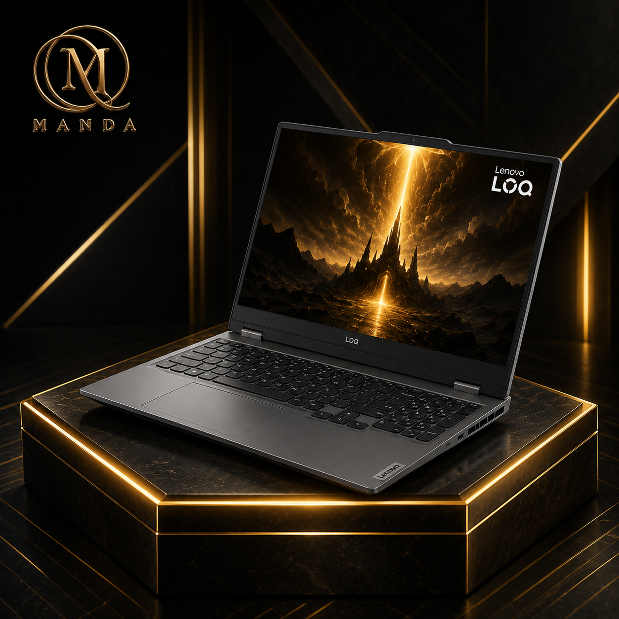 لابتوب ألعاب لينوفو LOQ 15IPH11 بمعالج Intel Core Ultra 7 356H ورام 16 جيجابايت وRTX 5060 - رمادي - الصورة 3